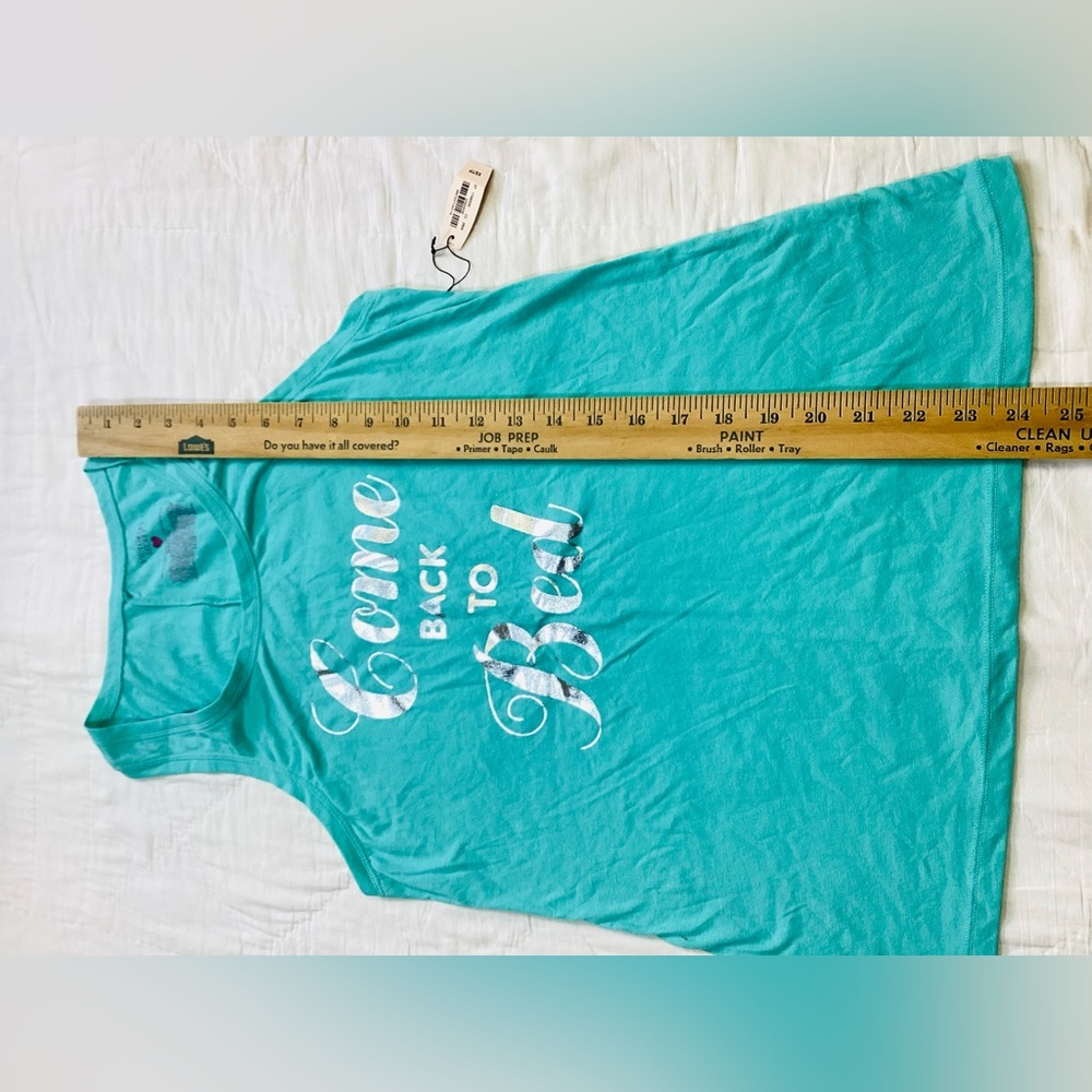 NWT Victoria’s Secret Come Back To Bed Tank Top Teal XS. - Picture 5 of 6